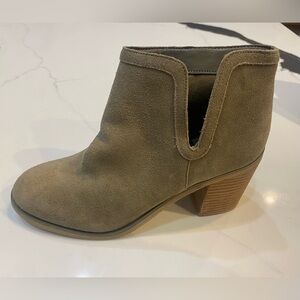 Urban Outfitters Taupe Suede Ankle Booties